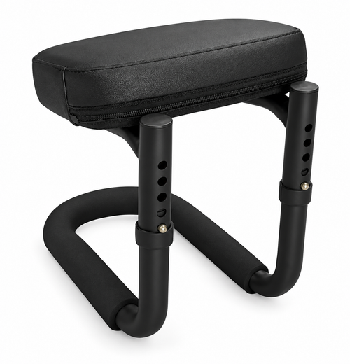 Tabouret de Soujoud noir - vue détail